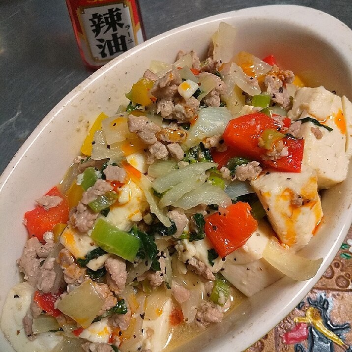 豚ヒレ肉の塩麹麻婆豆腐